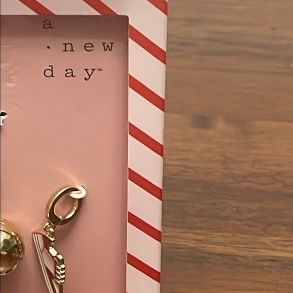 A New Day Gold Charm Set Sneaker, Ball, Tennis bag jewelry New size 3pack - Picture 3 of 4